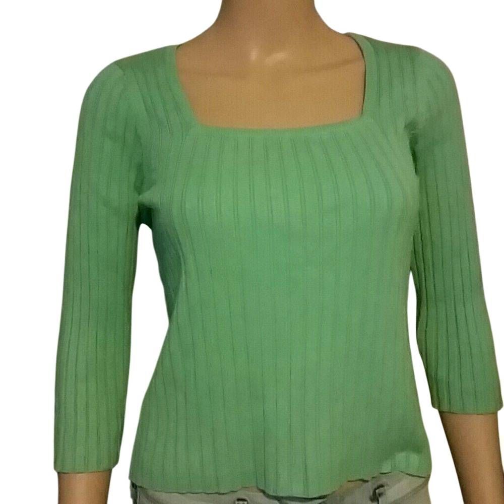 New York & Company mint green top M
